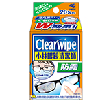 清具防霧功效及去除眼鏡鏡片上的指紋、油脂、污垢的眼鏡清潔紙，不傷眼鏡鏡片